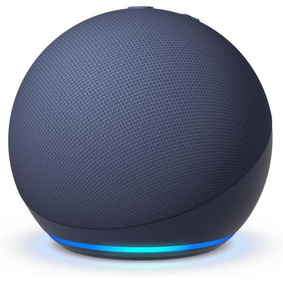 Echo Dot Vibrant sounding Alexa Speaker, Deep Sea Blue - Picture 1 of 6